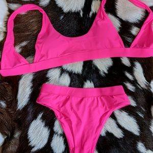 Hot pink bikini NWOT